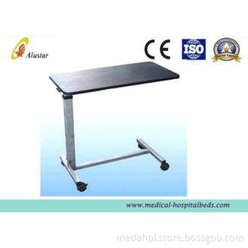 Fireproof Wood Over-Bed Table Dining Table Hospital Bed Acc